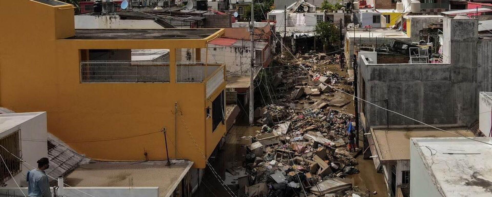 Poza Rica, en Veracruz (sureste mexicano), ha sufrido los embates de las lluvias. Poza Rica, en Veracruz (sureste mexicano), ha sufrido los embates de las lluvias. - Sputnik Mundo, 1920, 02.11.2025