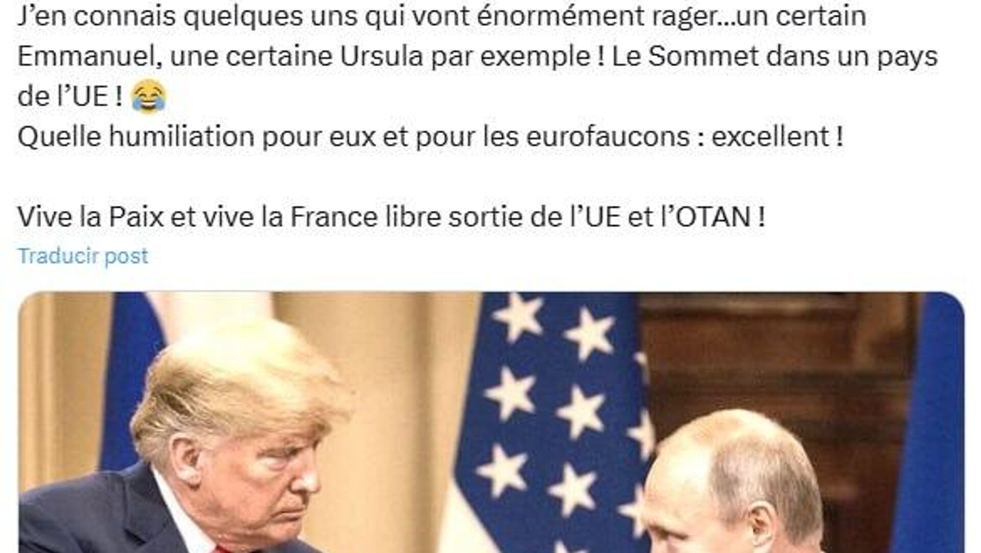 ¡Qué descrédito para Macron!, un político francés comenta la próxima cumbre Putin-Trump en Budapest ¡Qué descrédito para Macron!, un político francés comenta la próxima cumbre Putin-Trump en Budapest - Sputnik Mundo, 1920, 17.10.2025