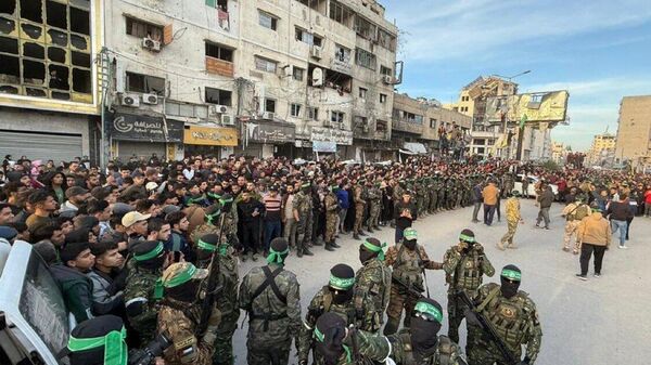 La entrega de rehenes a Israel podría tomar algún tiempo, advierte Hamás - Sputnik Mundo