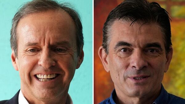 Los candidatos a la Presidencia de Bolivia: Rodrigo Paz, del Partido Demócrata Cristiano (PDC), y Jorge 'Tuto' Quiroga, de la Alianza Libre - Sputnik Mundo