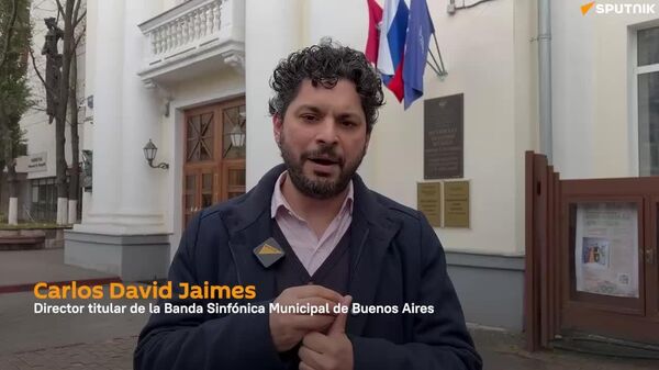 Las artes nos van a unir: director de una orquesta argentina destaca la hermosa acogida en Rusia - Sputnik Mundo
