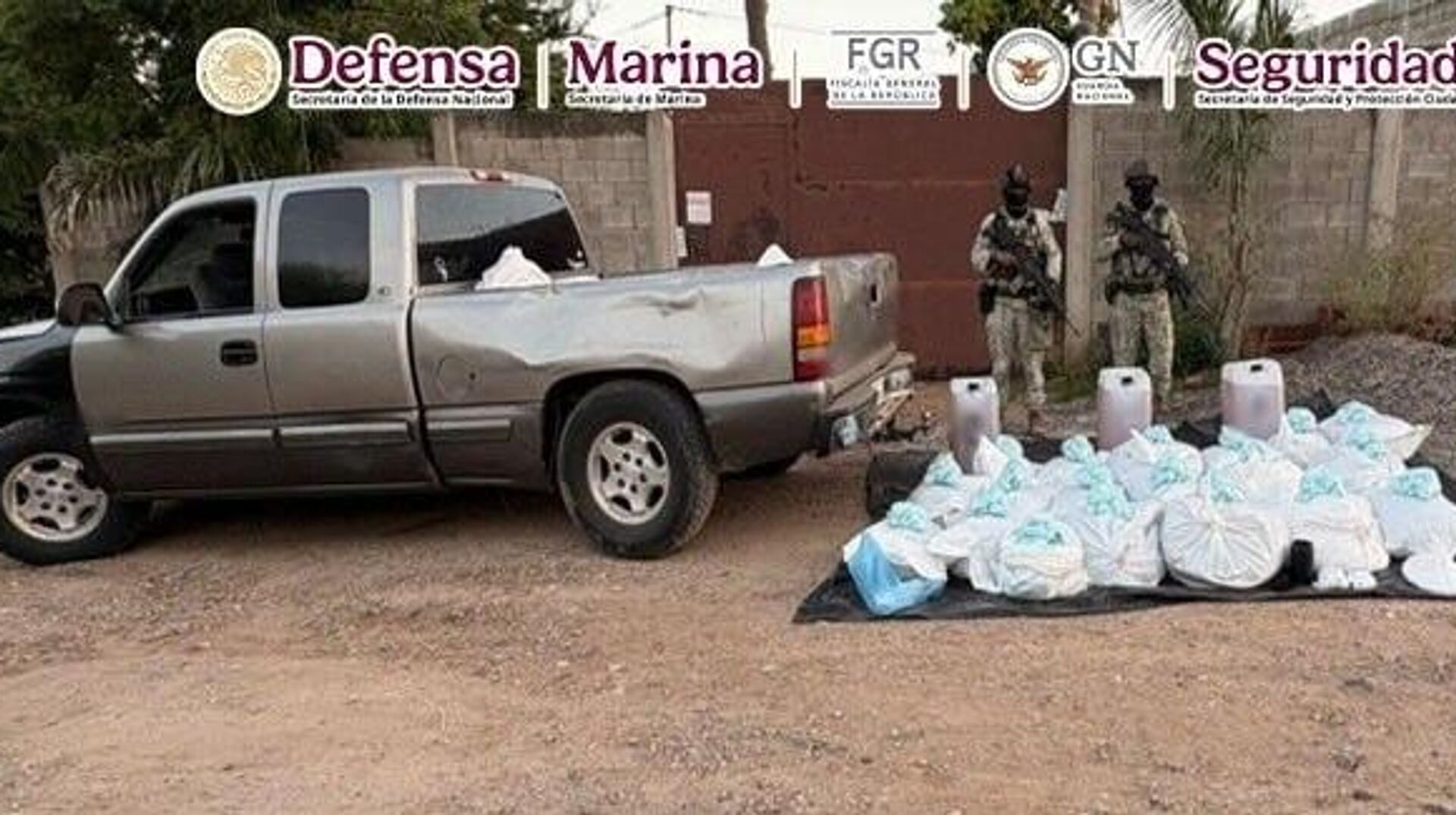 Aseguran en el norte de México más de 500 kilos de drogas Aseguran en el norte de México más de 500 kilos de drogas - Sputnik Mundo, 1920, 21.10.2025