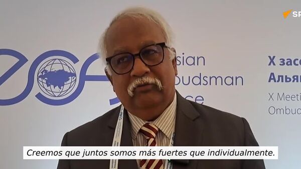 Juntos somos más fuertes: el jefe de la delegación de Sri Lanka aprecia la adhesión de su país a la Alianza Euroasiática de Defensores del Pueblo Juntos somos más fuertes: el jefe de la delegación de Sri Lanka aprecia la adhesión de su país a la Alianza Euroasiática de Defensores del Pueblo - Sputnik Mundo