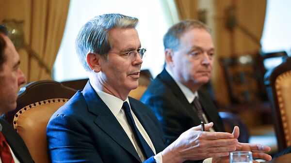 Scott Bessent, secretario del Tesoro de EEUU - Sputnik Mundo