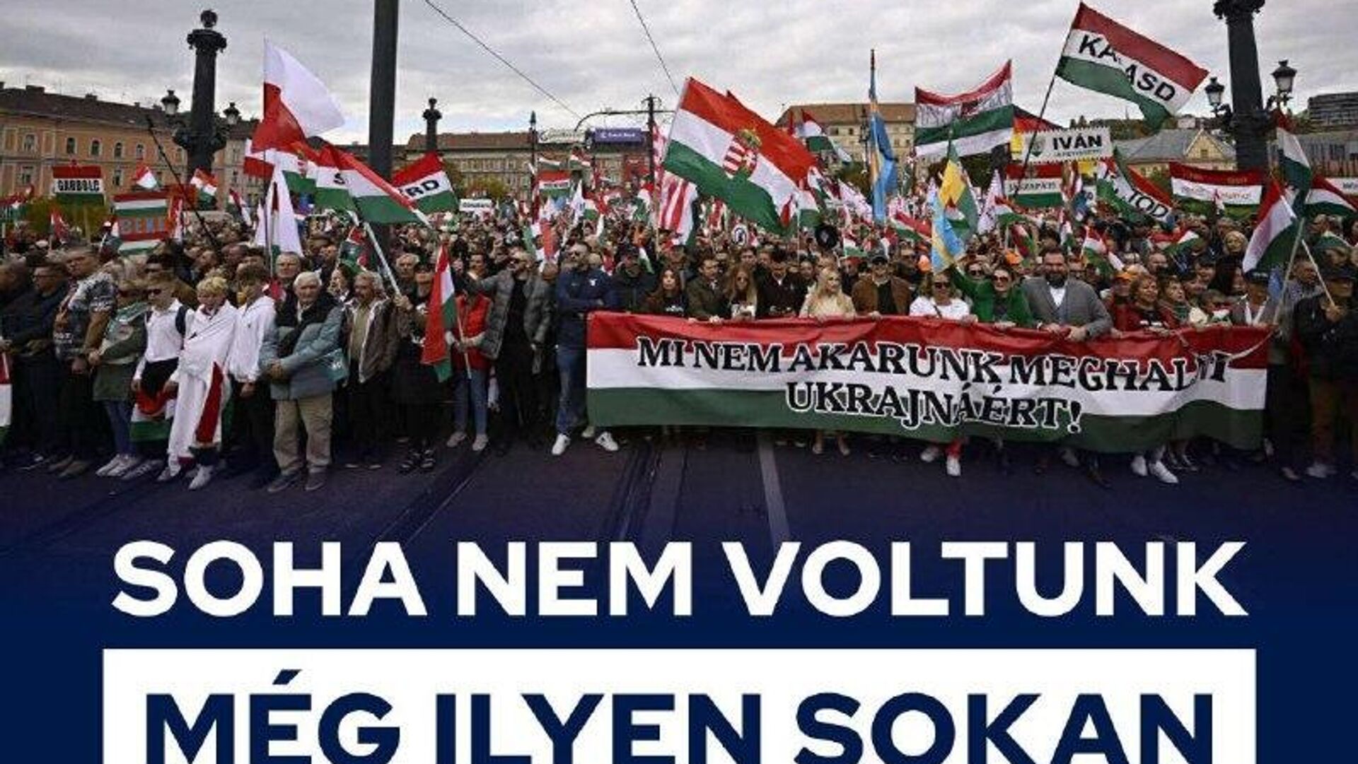 No queremos morir por Ucrania: una marcha por la paz se celebra en Hungría No queremos morir por Ucrania: una marcha por la paz se celebra en Hungría - Sputnik Mundo, 1920, 23.10.2025
