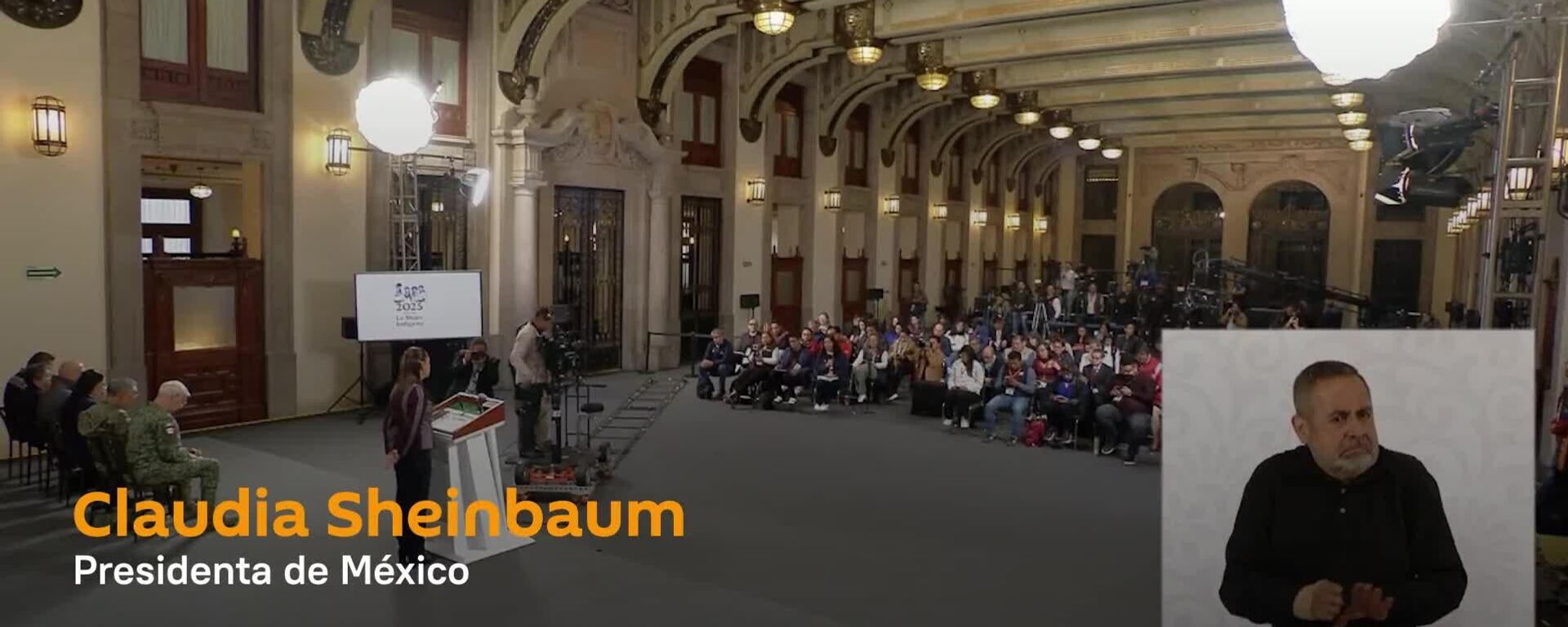 México confía en los avances comerciales con EEUU tras ruptura de Trump con Canadá México confía en los avances comerciales con EEUU tras ruptura de Trump con Canadá - Sputnik Mundo, 1920, 24.10.2025