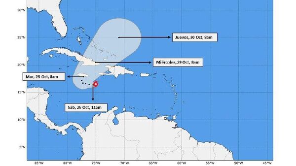 Cuba establece Fase de Alerta ante el huracán Melissa - Sputnik Mundo