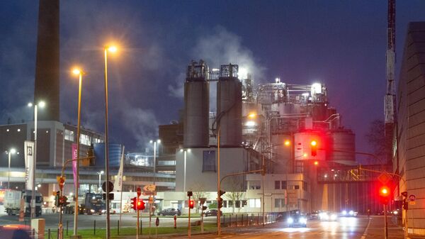 Una vista general de la entrada de la planta química de Evonik en Wesseling, cerca de Colonia, Alemania, 13 de diciembre de 2024  - Sputnik Mundo