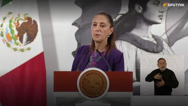 Sheinbaum defiende el uso del AIFA tras las restricciones aéreas impuestas por EEUU - Sputnik Mundo