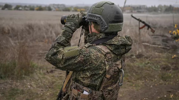 Puesto de observación aérea del grupo Centro en la zona de la operación militar especial  - Sputnik Mundo