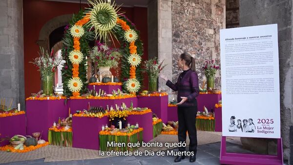 Ancestras de todas y todos los mexicanos: Sheinbaum dedica ofrenda de Día de Muertos a mujeres indígenas - Sputnik Mundo