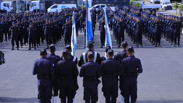 Fuerzas del orden en Honduras - Sputnik Mundo
