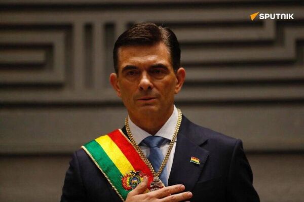 Al menos 45 dignatarios internacionales, entre ellos el mandatario argentino, Javier Milei, y el presidente paraguayo, Santiago Peña, asistieron al evento - Sputnik Mundo