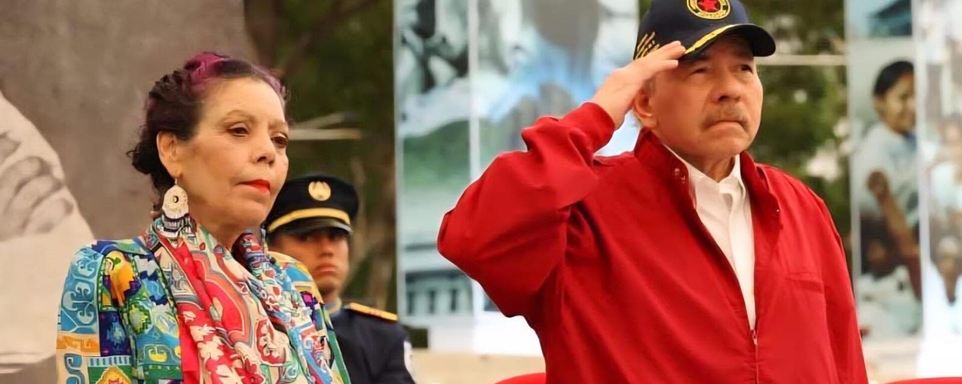 Daniel Ortega, copresidente de Nicaragua, y Rosario Murillo, copresidenta  - Sputnik Mundo, 1920, 09.11.2025