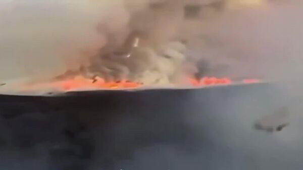 Mordor en llamas: Arde el parque nacional de Tongariro en Nueva Zelanda - Sputnik Mundo