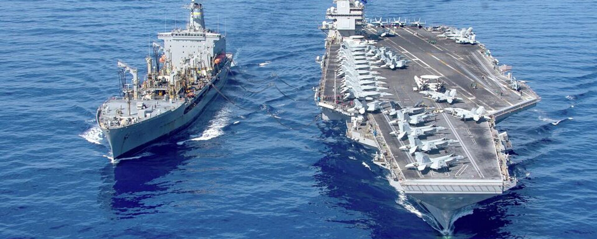 El portaviones USS Gerald R. Ford, de las FFAA de Estados Unidos - Sputnik Mundo, 1920, 11.11.2025