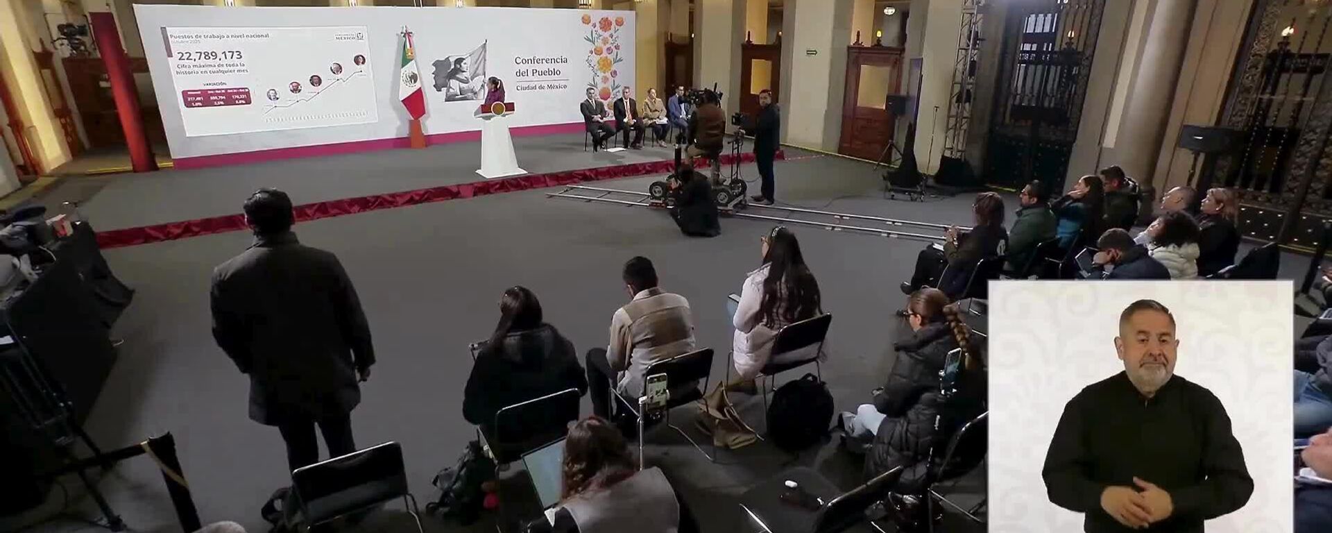 Gobierno de México destaca que la economía nacional tiene mucha fortaleza - Sputnik Mundo, 1920, 13.11.2025