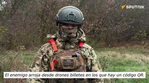 Las FFAA de Ucrania lanzan billetes envenenados desde drones en la dirección de Zaporozhie, relata un militar - Sputnik Mundo