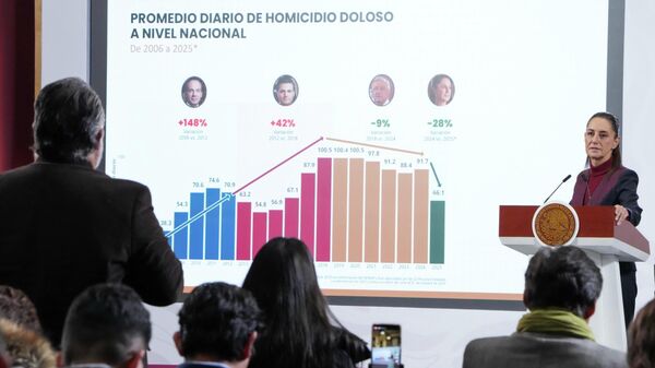 Homicidios dolosos en México  - Sputnik Mundo