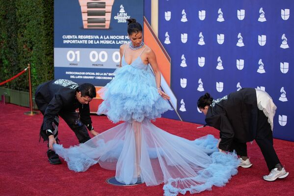 La actriz, cantante y modelo puertorriqueña Roselyn Sánchez asiste a la ceremonia de entrega de los Grammy Latinos, en EEUU. - Sputnik Mundo