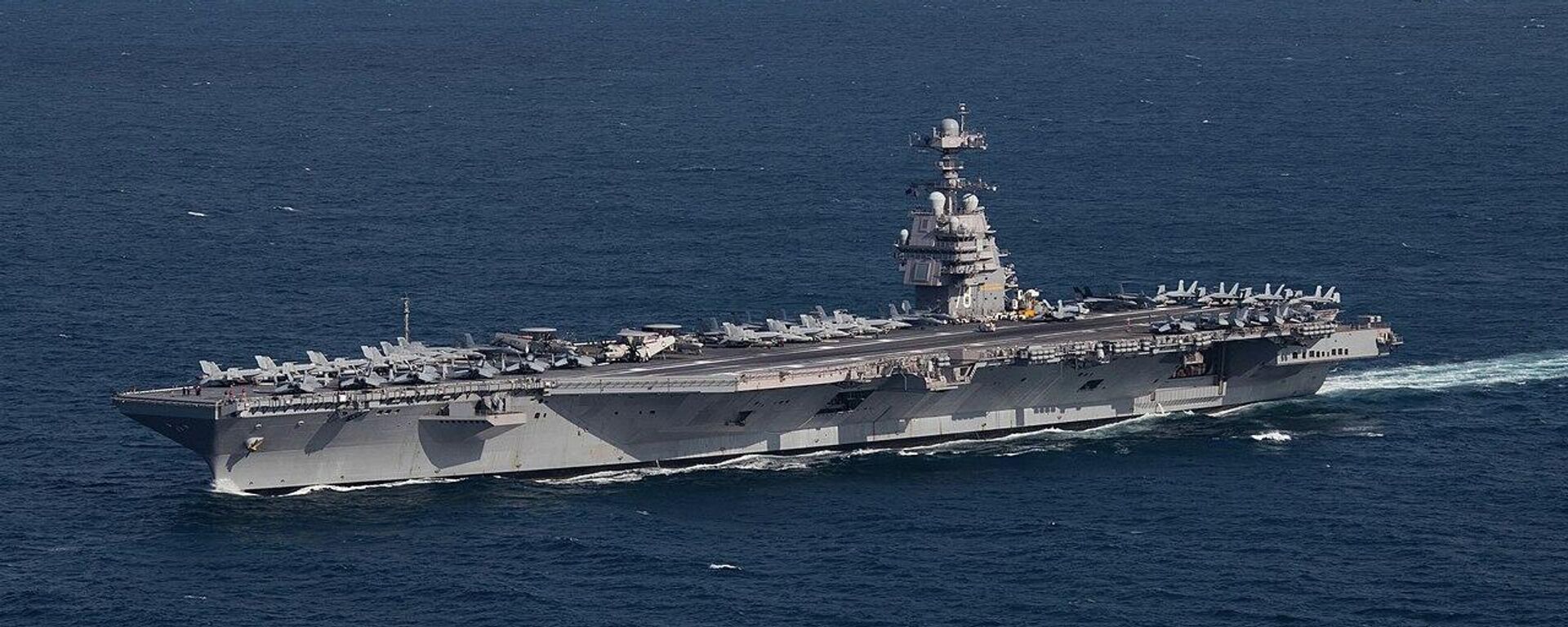 El portaviones estadounidense USS Gerald R. Ford  - Sputnik Mundo, 1920, 13.02.2026