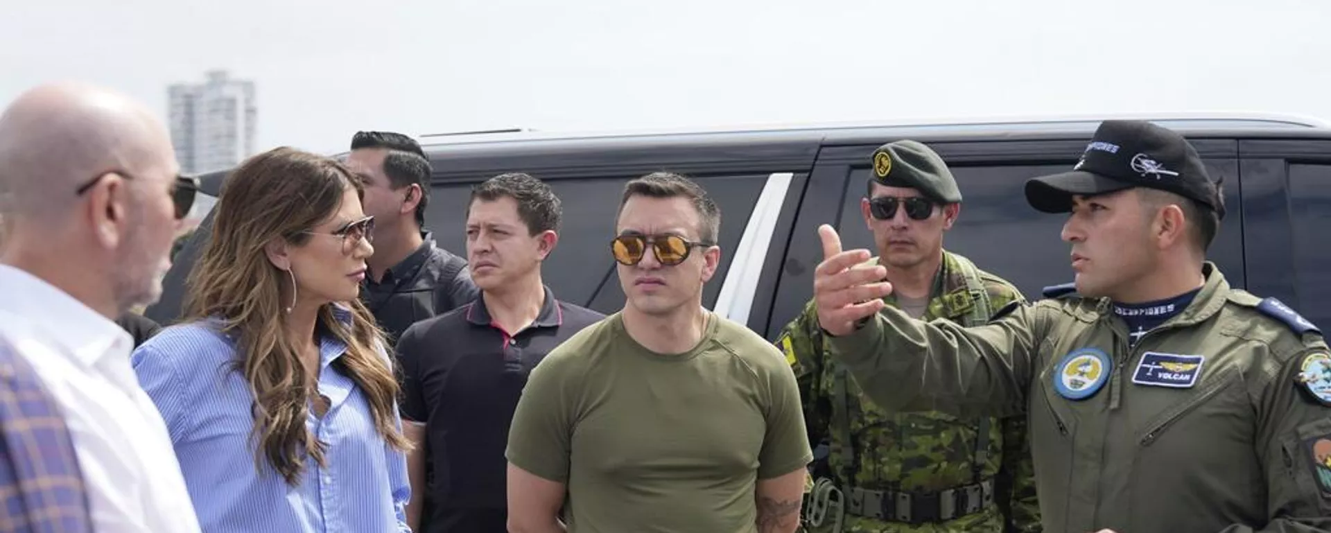 Kristi Noem, secretaria de Seguridad Nacional de EEUU, y Daniel Noboa, presidente de Ecuador - Sputnik Mundo, 1920, 28.01.2026