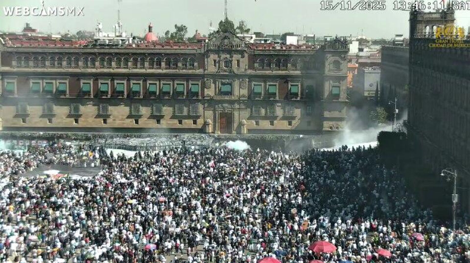 🪧 ¿Qué tan multitudinaria fue la protesta de la Generación Z en la capital de México? 🪧 ¿Qué tan multitudinaria fue la protesta de la Generación Z en la capital de México? - Sputnik Mundo, 1920, 16.11.2025