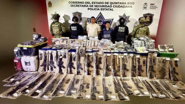 Operadores del CJNG detenidos en Quintana Roo, México - Sputnik Mundo