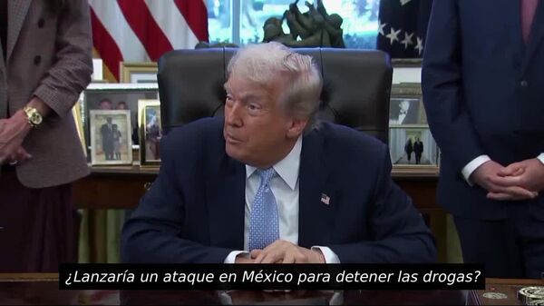 Trump dijo que se deberá aplicar cualquier medida para frenar el trasiego de drogas en México - Sputnik Mundo