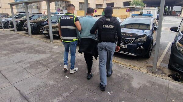 Wilmer Geovanny Chavarria Barre, alias Pipo, en el momento de su captura. - Sputnik Mundo