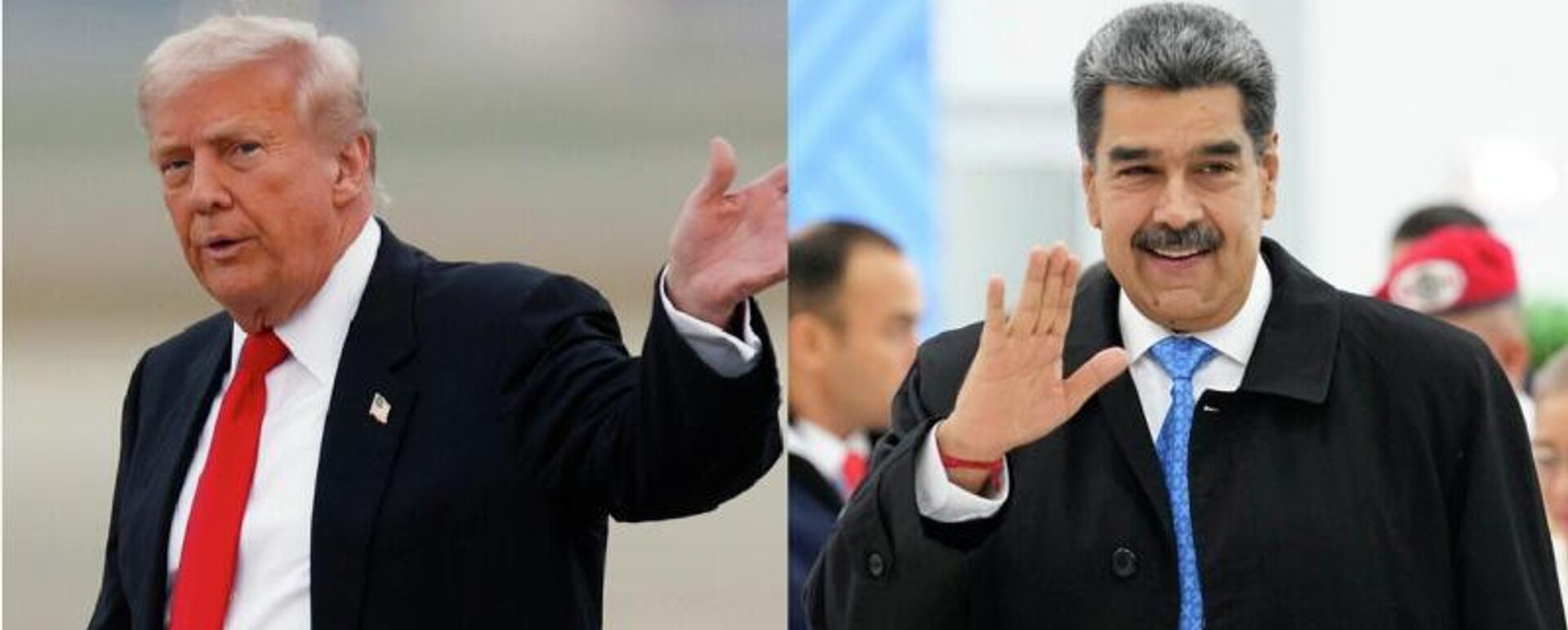 El presidente de EEUU, Donald Trump, y el mandatario de Venezuela, Nicolás Maduro. - Sputnik Mundo, 1920, 18.11.2025