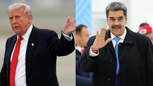 El presidente de EEUU, Donald Trump, y el mandatario de Venezuela, Nicolás Maduro. - Sputnik Mundo