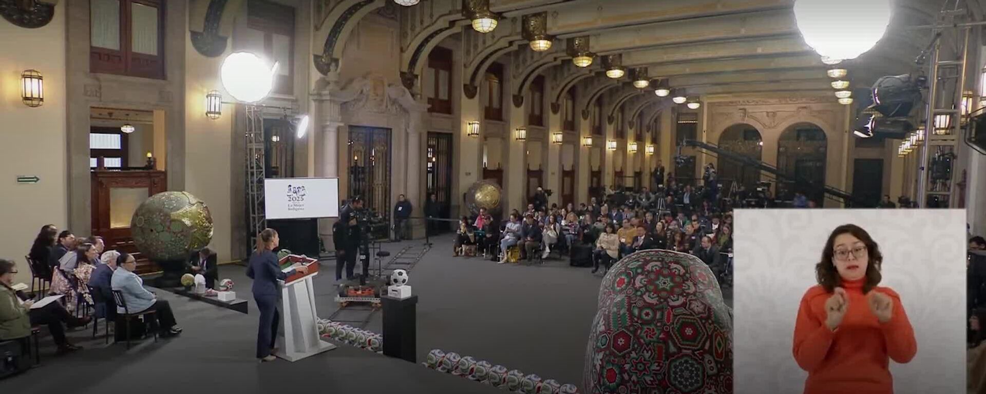 Sheinbaum responde otra vez a comentarios de Trump sobre ataques en México - Sputnik Mundo, 1920, 18.11.2025