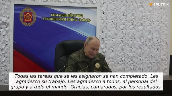 🪖 Putin agradece a las fuerzas militares rusas por su desempeño - Sputnik Mundo