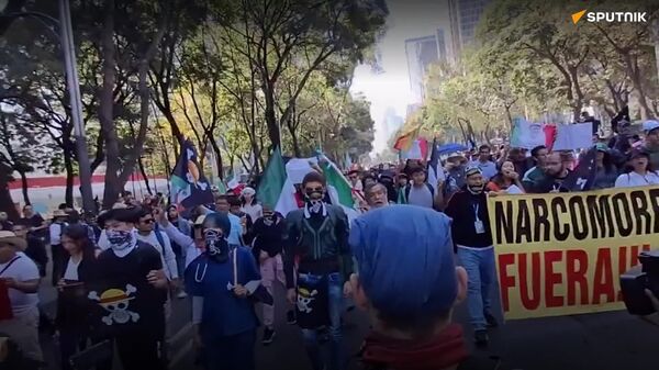 Así fue la segunda Marcha de la Generación Z en México - Sputnik Mundo