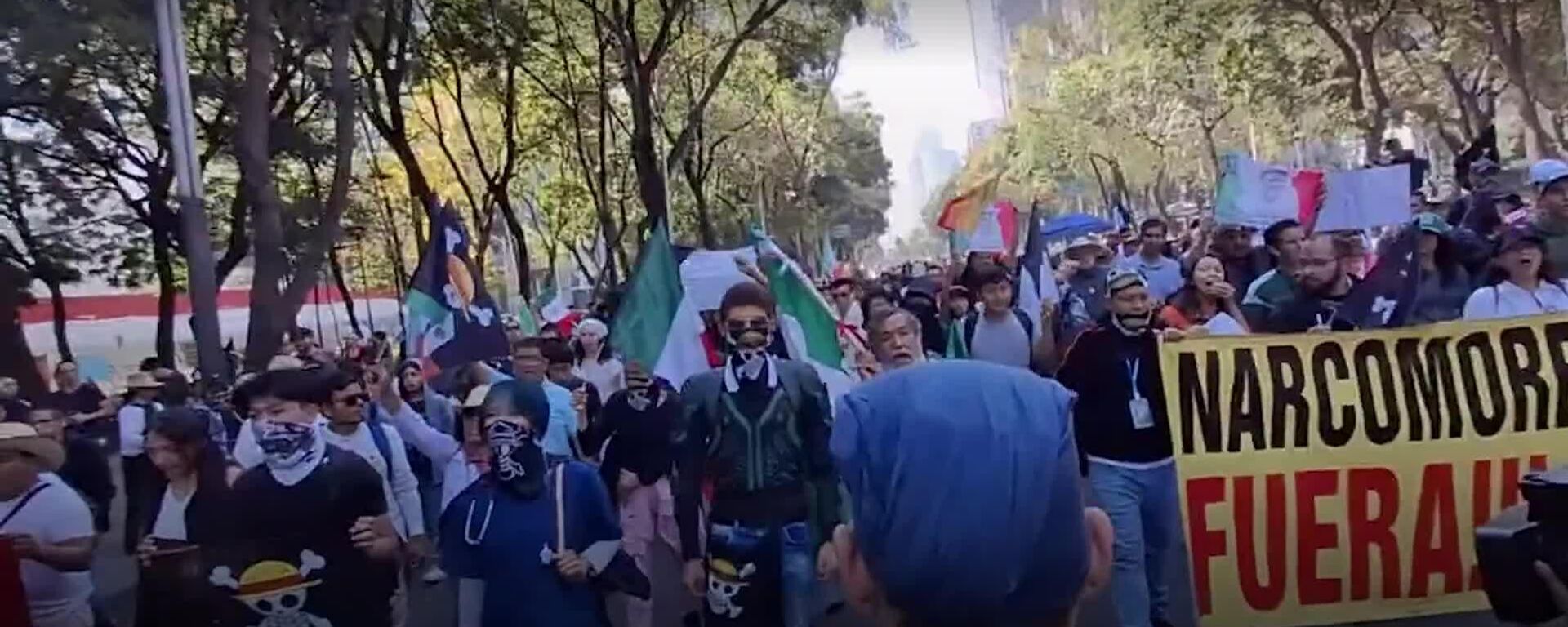 Así fue la segunda Marcha de la Generación Z en México - Sputnik Mundo, 1920, 20.11.2025