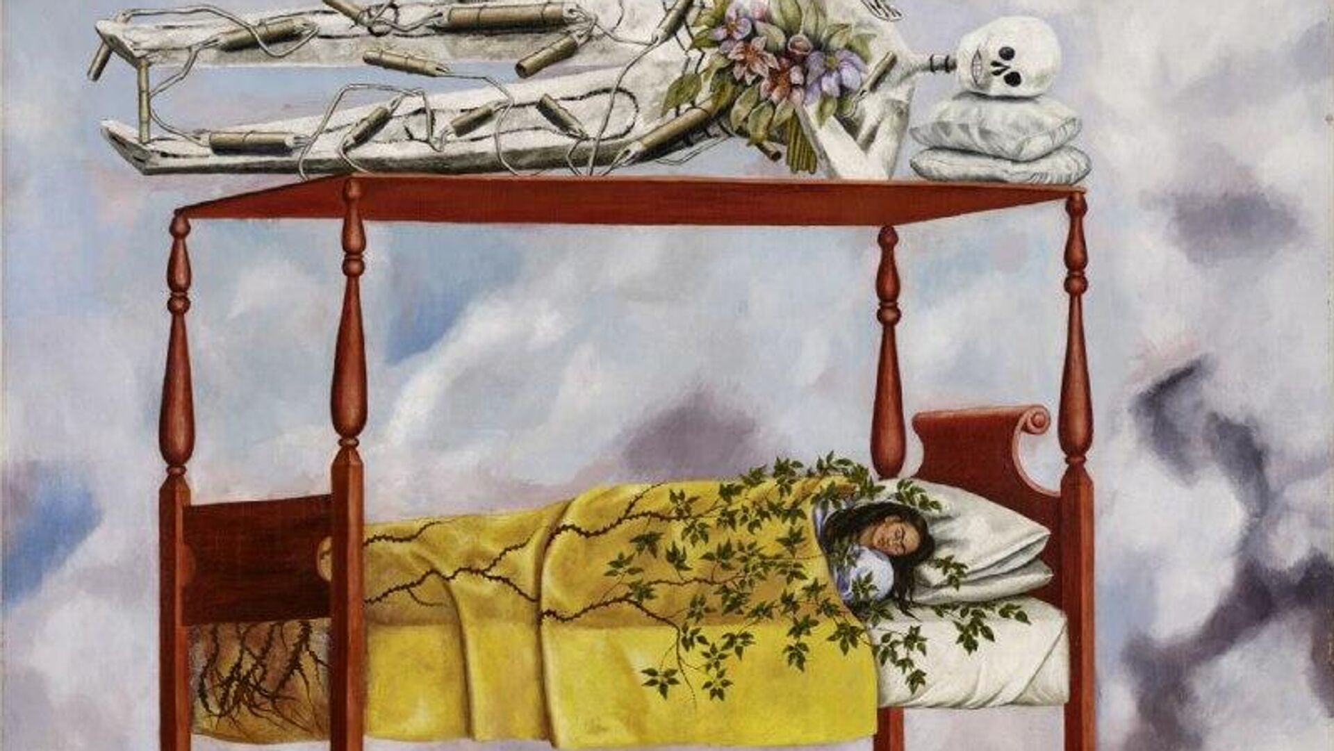 El sueño (La cama) de Frida Kahlo rompe récord como la obra más cara vendida de una mujer artista El sueño (La cama) de Frida Kahlo rompe récord como la obra más cara vendida de una mujer artista - Sputnik Mundo, 1920, 21.11.2025