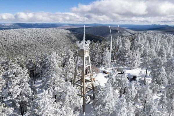 Ni un rincón verde: Chihuahua se pinta de blanco con la primera nevada del año - Sputnik Mundo