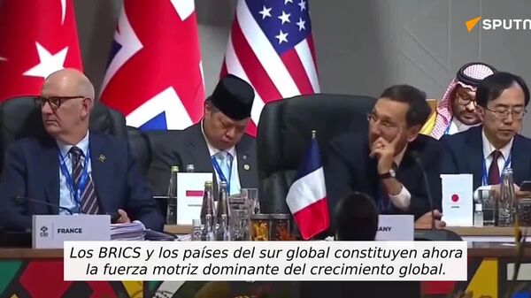 Los países BRICS y del sur global son la fuerza motriz del crecimiento mundial, subraya el representante ruso en la Cumbre del G20 - Sputnik Mundo