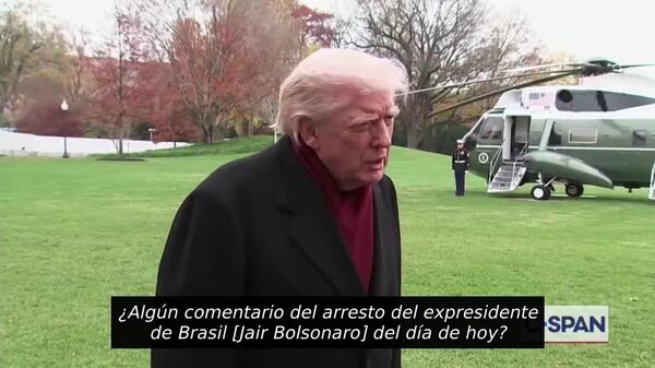¿Cómo reaccionó Trump a la detención de Bolsonaro? - Sputnik Mundo