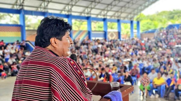 Evo Morales, expresidente de Bolivia - Sputnik Mundo