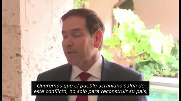 Ucrania no podrá prosperar mientras el conflicto siga sin resolverse, afirma Rubio - Sputnik Mundo