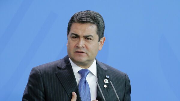Juan Orlando Hernández, expresidente de la República de Honduras  - Sputnik Mundo