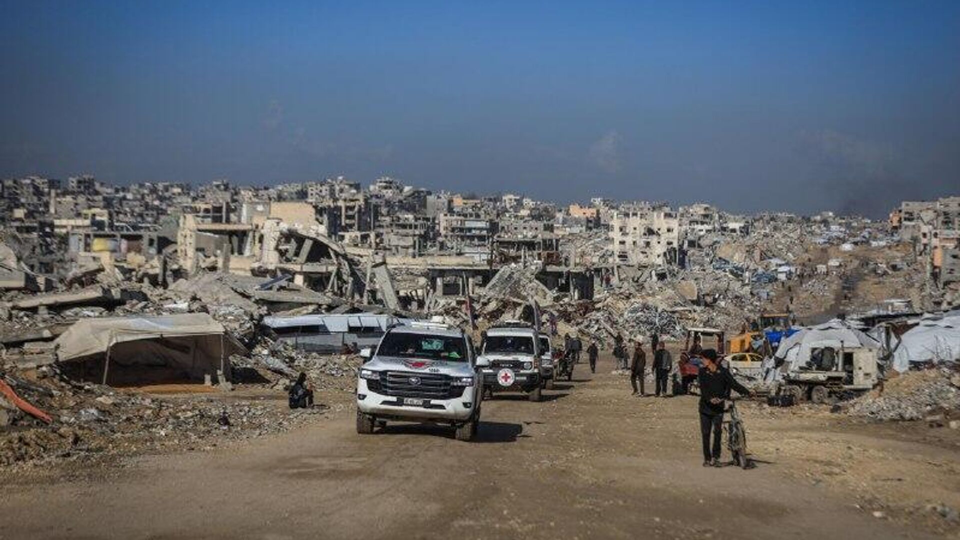 Las últimas noticias desde la Franja de Gaza: Las últimas noticias desde la Franja de Gaza: - Sputnik Mundo, 1920, 03.12.2025