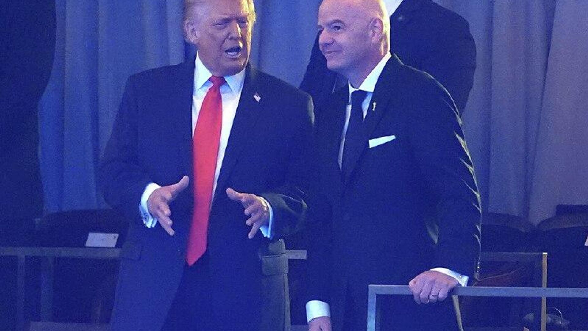 ¡México, México!: Trump escuchó este coro al inicio del sorteo del Mundial de Fútbol 2026 ¡México, México!: Trump escuchó este coro al inicio del sorteo del Mundial de Fútbol 2026 - Sputnik Mundo, 1920, 05.12.2025