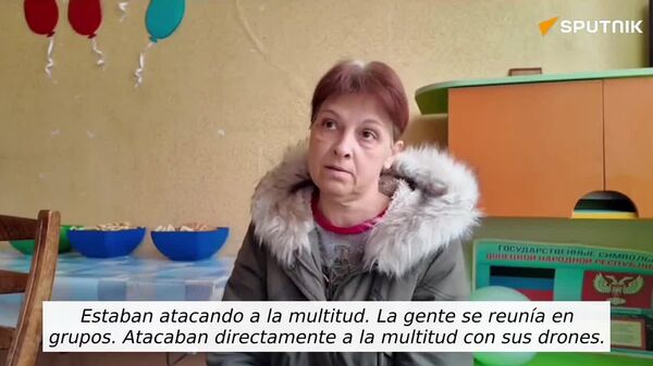 🪖 Los militares ucranianos se entrenaban con drones sobre la población civil de Krasnoarmeisk, relata una habitante - Sputnik Mundo