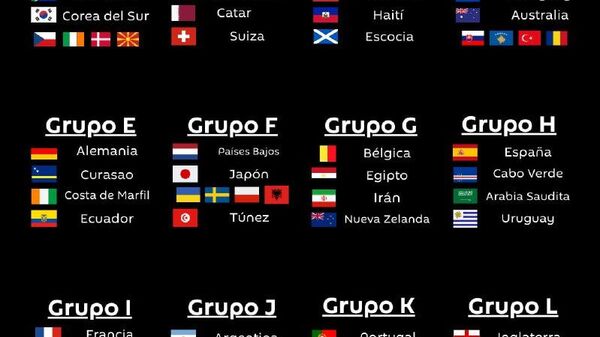 México y Sudáfrica inaugurarán la fiesta: así quedaron los grupos del Mundial de Fútbol 2026 - Sputnik Mundo