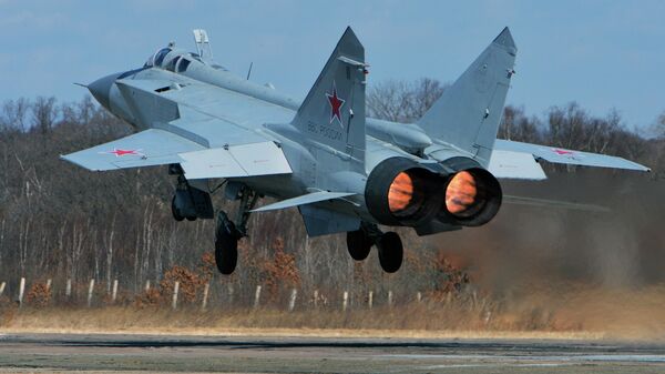 Un caza ruso MiG-31 - Sputnik Mundo
