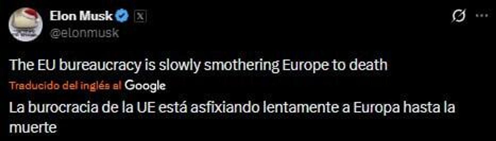 Musk llama a disolver la Unión Europea y devolver la soberanía a los países integrantes - Sputnik Mundo, 1920, 06.12.2025