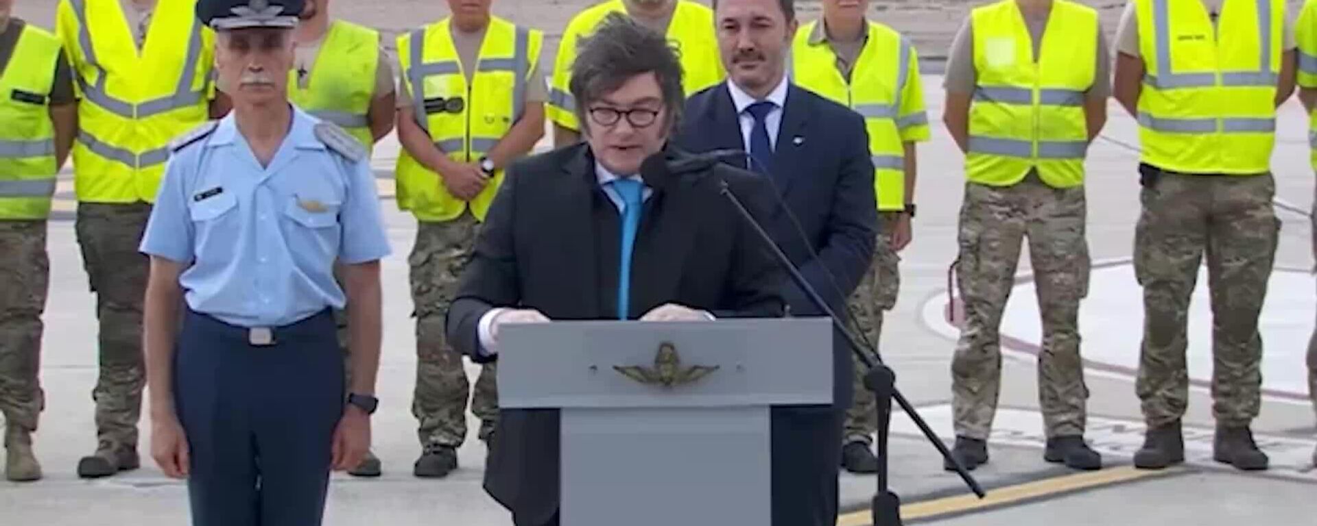 Milei presenta los nuevos ángeles protectores de Argentina - Sputnik Mundo, 1920, 06.12.2025